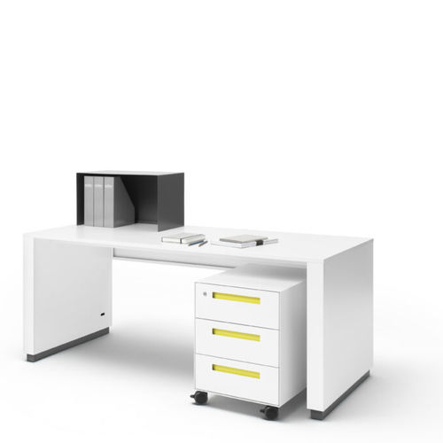 Caisson de bureau en tôle d'acier - WR 40 - Müller - à 3 tiroirs / à roulettes / modulaire