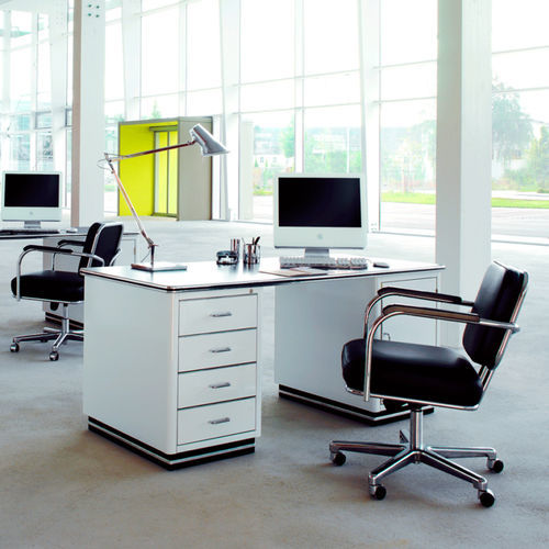 Bureau sur pied - TB 228 - Müller - contemporain / en linoléum / droit