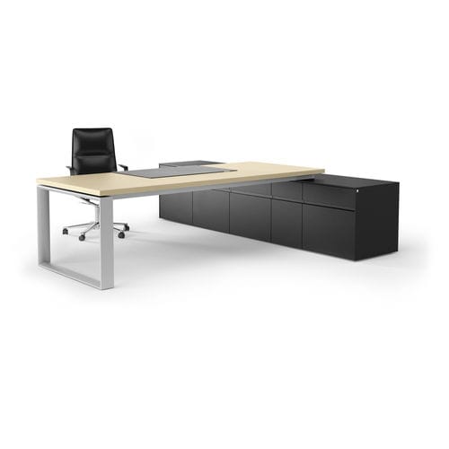 Bureau de direction - SONO - Renz - contemporain / en placage de bois / en stratifié