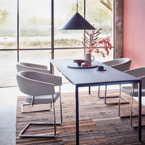 Chaise contemporaine - D9 - Tecta - d'intérieur / en tissu / en cuir