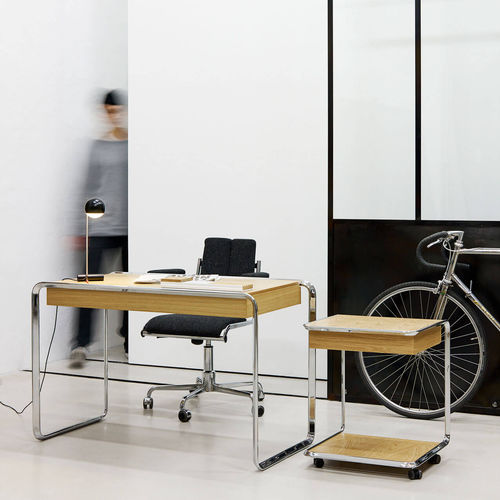 Bureau pour open space - K2D - Tecta - sur pied / contemporain / en chêne