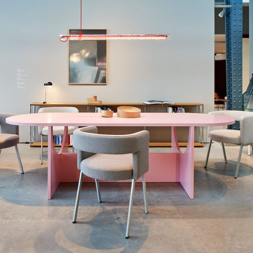 Table contemporaine - LOT LITE - Tecta - en chêne / en frêne / en MDF