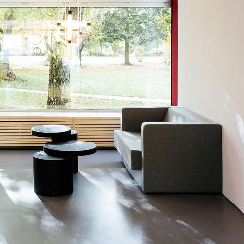 Canapé design Bauhaus - D1 - Tecta - en tissu / en cuir / avec accoudoirs