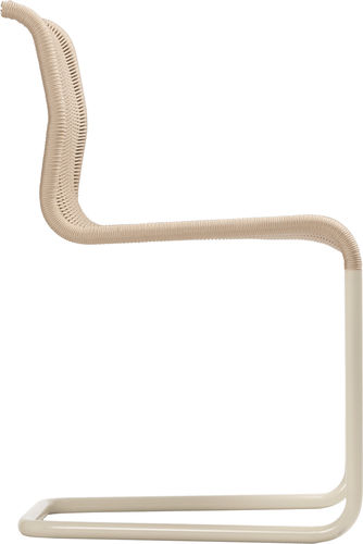 Chaise contemporaine - B15 - Tecta - d'intérieur / en métal / en osier