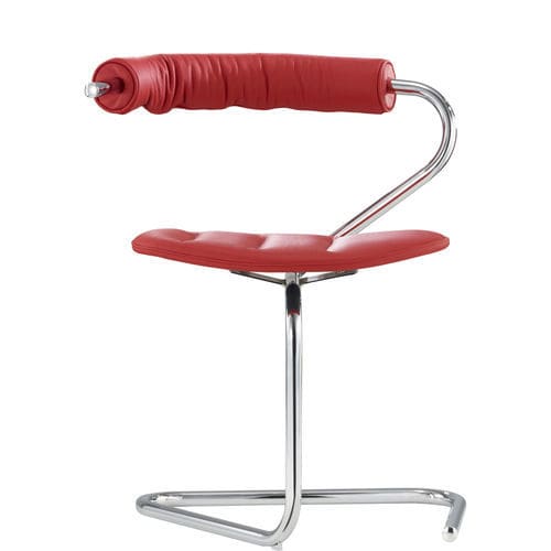 Chaise contemporaine - B5 - Tecta - d'intérieur / en tissu / en cuir