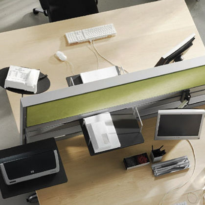Bureau pour open space - PROCESS E_STATION - Wiesner Hager - contemporain / en bois / professionnel