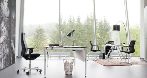 Chaise de bureau contemporaine - AYO - Wiesner Hager - en résille / à roulettes / professionnelle