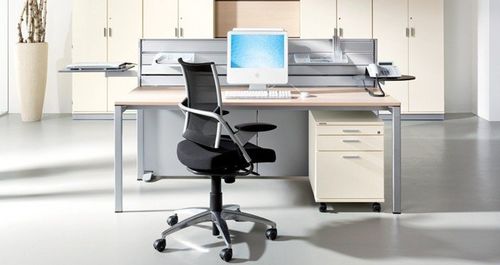 Chaise de bureau contemporaine - POINT - Wiesner Hager - en résille / à roulettes / professionnelle