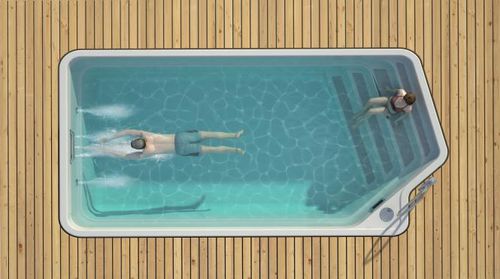 Piscine coque - TOBA - luxe-pools - d'extérieur / enterrée / en polyester