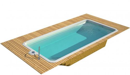 Piscine coque - LUGANO - luxe-pools - d'extérieur / enterrée / en polyester