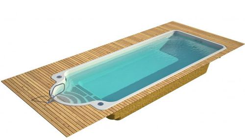 Piscine coque - GARDA   - luxe-pools - d'extérieur / enterrée / en polyester