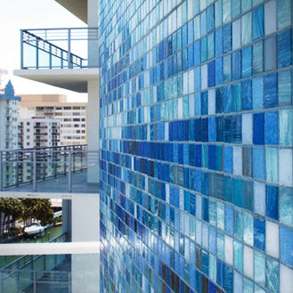 Mosaïque en verre - VITREO 131 - Trend - texturée / d'extérieur / murale