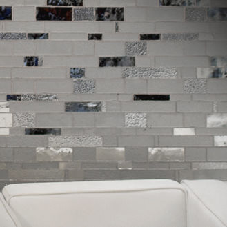 Carrelage en verre - METROPOLIS DIAMOND - Trend - poli / d'intérieur / de sol