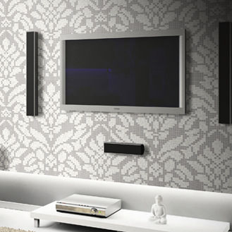 Mosaïque en verre - WALLPAPER FLORAL 2 - Trend - polie / d'intérieur / murale