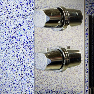 Carrelage en terrazzo - BLUE DREAM - Trend - poli / d'intérieur / mural