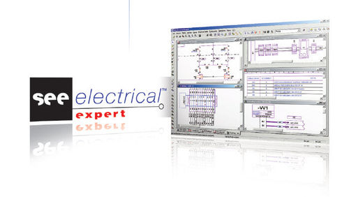 Logiciel CAO - SEE ELECTRICAL EXPERT - IGE+XAO - de conception / pour installation électrique / 3D