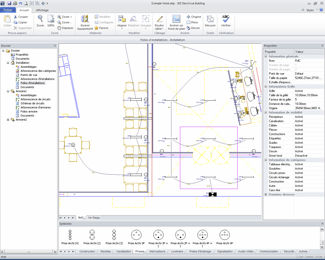 Logiciel CAO - SEE ELECTRICAL BUILDING V3R1 - IGE+XAO - de conception / pour installation électrique / 3D