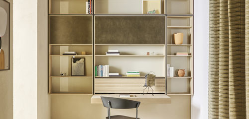 Meuble de cuisine résidentiel - LOGICA THEATRUM - VALCUCINE - en bois