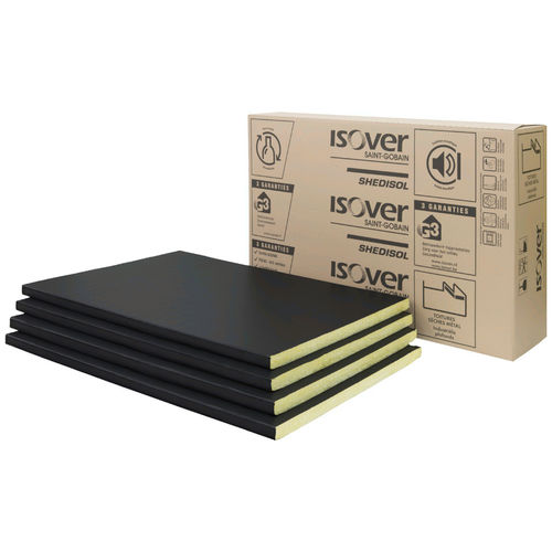 Isolant thermique - Shedisol Décor - ISOVER SAINT-GOBAIN - en laine de verre / en panneaux rigides / pour intérieur