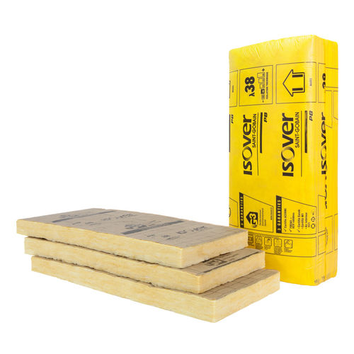 Isolant thermique - PB 38 Revêtu Kraft - ISOVER SAINT-GOBAIN - en laine de verre / en panneaux / pour intérieur