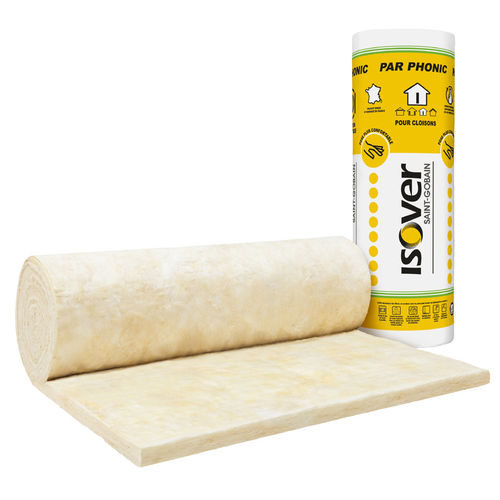 Isolant thermo-acoustique - PAR PHONIC Pro - ISOVER SAINT-GOBAIN - en laine de verre / en rouleau / pour intérieur
