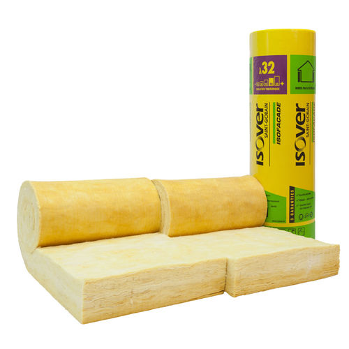 Isolant thermo-acoustique - Isofaçade 32R - ISOVER SAINT-GOBAIN - en laine de verre / en rouleau / pour extérieur