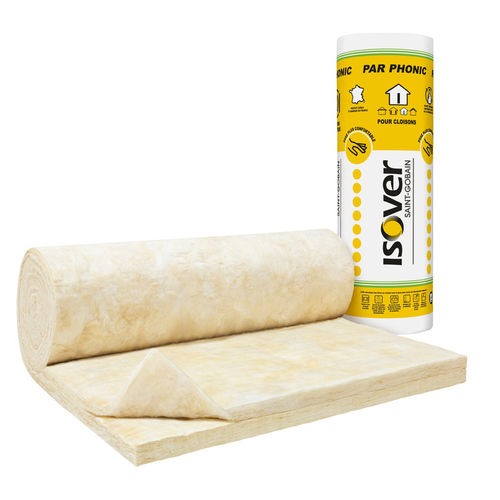 Isolant thermo-acoustique - PAR PHONIC TECH - ISOVER SAINT-GOBAIN - en laine de verre / en rouleau / pour intérieur