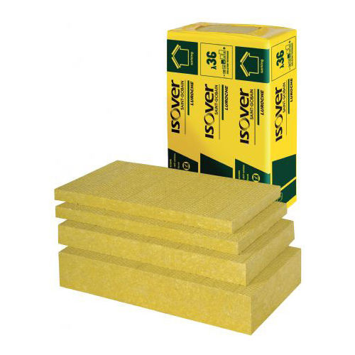 Isolant thermo-acoustique - Luroche - ISOVER SAINT-GOBAIN - en laine de roche / en panneaux rigides / pour extérieur