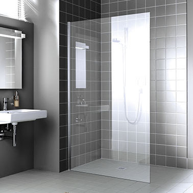 Paroi de douche fixe - XC - KERMI - rectangulaire / d'angle / en verre trempé