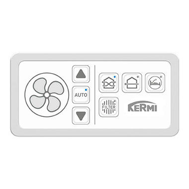 Tableau de commande pour installation domotique - X-WELL D11 - KERMI - pour système de ventilation / mural / professionnel