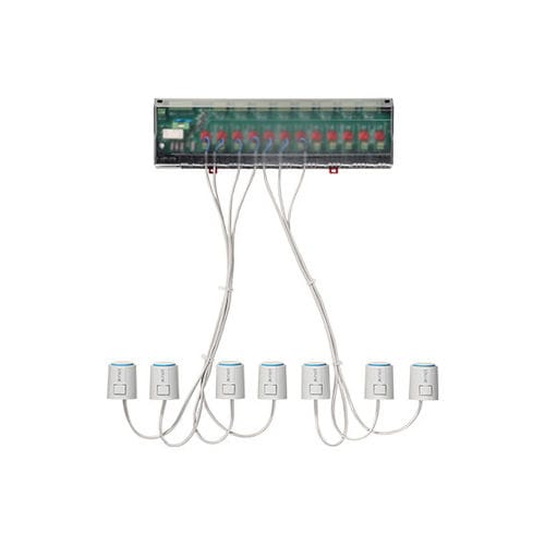Régulateur de chauffage sur rail DIN - X-NET® - KERMI - pour chauffage au sol