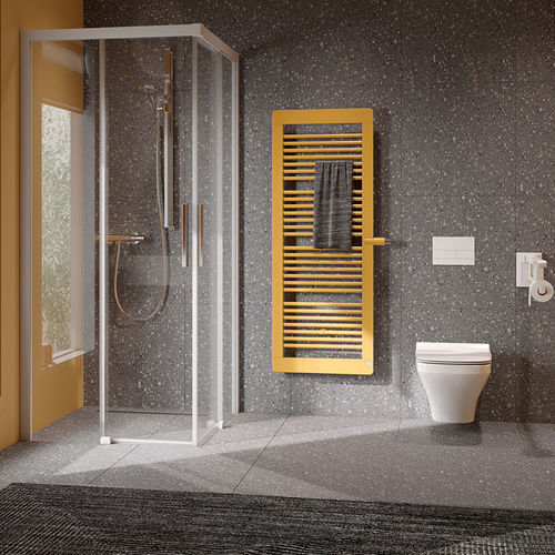Sèche-serviettes à eau chaude - CREDO® PLUS - KERMI - électrique / contemporain / en métal