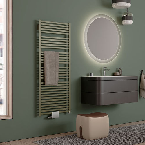 Sèche-serviettes électrique - GENEO® QUADRIS - KERMI - contemporain / en métal / blanc