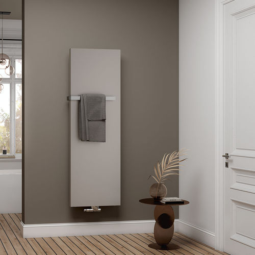 Sèche-serviettes électrique - RUBEO® - KERMI - contemporain / en inox / blanc