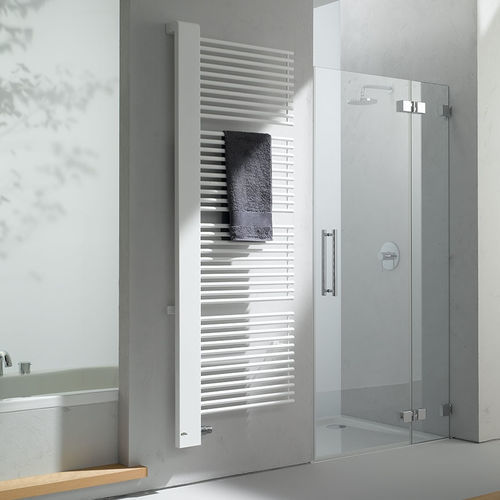 Sèche-serviettes électrique - CREDO® HALF® - KERMI - contemporain / en métal / blanc