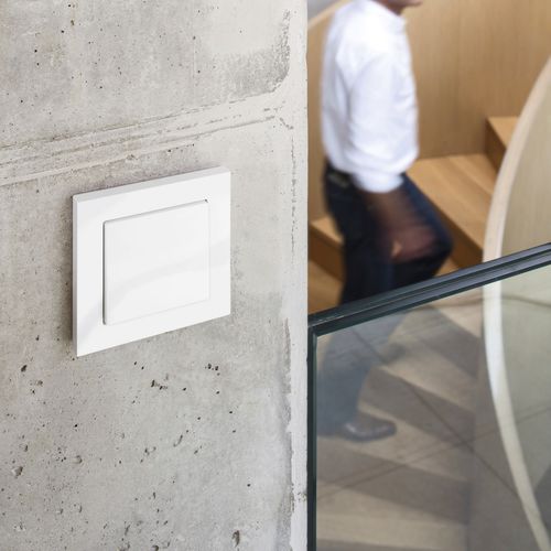 Interrupteur intelligent - M-PURE - Merten GmbH - bouton poussoir / tactile / électronique