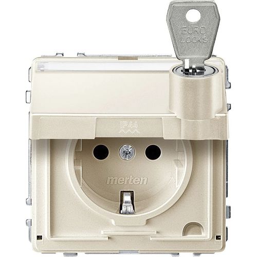 Prise électrique - MEG2316-7244 - Merten GmbH - de courant / affleurante / à encastrer