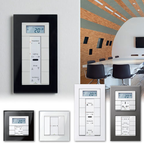 Clavier de commande pour installation domotique - 2 - Merten GmbH - pour système de chauffage / pour luminaire / pour climatisation