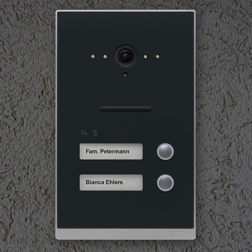 Visiophone blanc - TWINBUS IP - Merten GmbH - gris / résidentiel / pour maison
