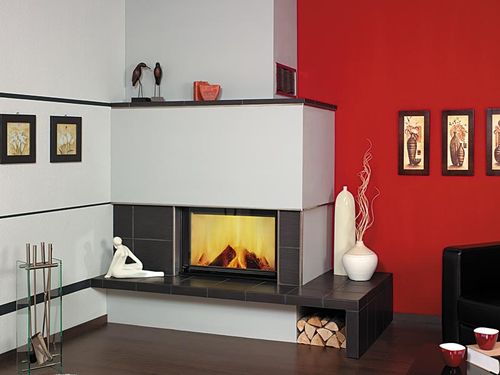 Cheminée à bois - 3/188.0 - Hark GmbH & Co. KG - à encastrer / d'angle / à foyer fermé