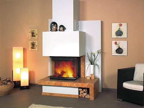Cheminée à bois - 1/165.0  - Hark GmbH & Co. KG - à encastrer / à 3 faces / à foyer fermé