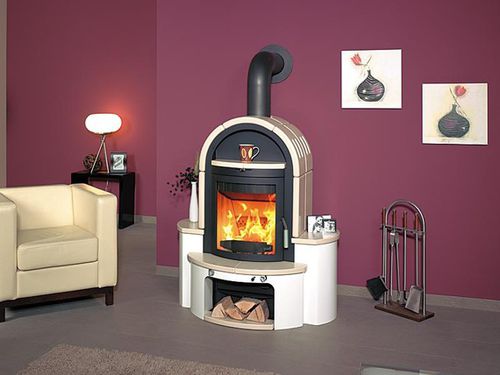 Poêle à bois - 52 GT ECOPLUS - Hark GmbH & Co. KG - contemporain / en métal / avec chauffe-plat