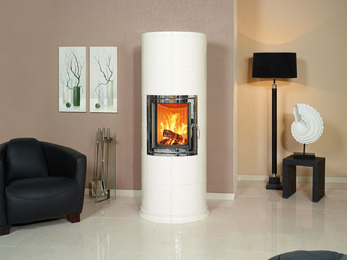 Poêle à bois - BELLA ROSA 3 - Hark GmbH & Co. KG - contemporain / en faïence / blanc