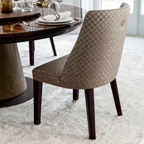Chaise contemporaine - INGRID - Alberta - d'intérieur / en cuir / tapissée