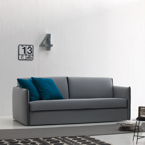 Canapé lit - SPACE - Alberta - contemporain / en tissu / gris