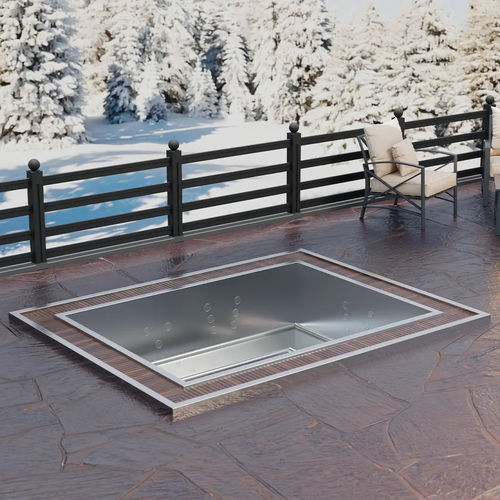 Spa encastrable - InnoVibe 6 - Aquavia Spa - rectangulaire / 6 places / en inox