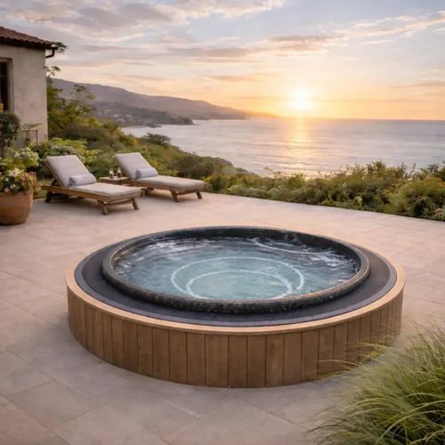 Spa encastrable - TILED 280 - Aquavia Spa - encastré / circulaire / 7 places