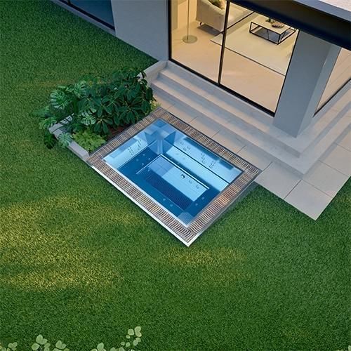 Spa encastrable - INNOVIBE 6 - Aquavia Spa - rectangulaire / 6 places / 4 places