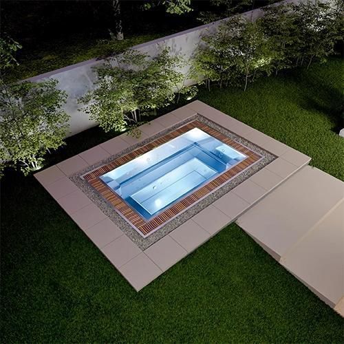 Spa encastrable - INNOVIBE 8 - Aquavia Spa - rectangulaire / 6 places / 7 places