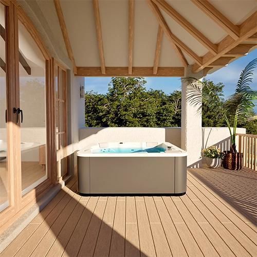 Spa encastrable - AQUALIFE 5 - Aquavia Spa - hors-sol / carré / 4 places
